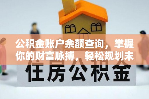 盘龙公积金账户余额查询，掌握你的财富脉搏，轻松规划未来