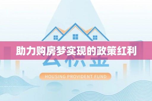 盘龙助力购房梦实现的政策红利