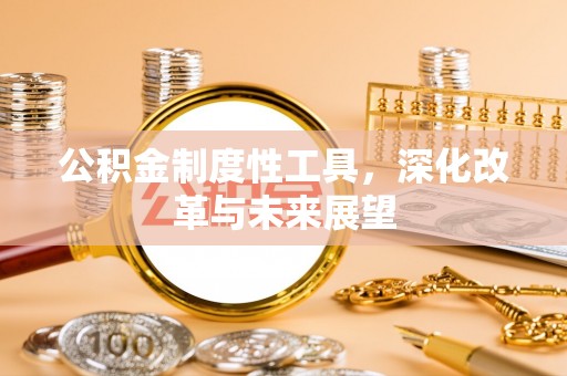 盘龙公积金制度性工具，深化改革与未来展望