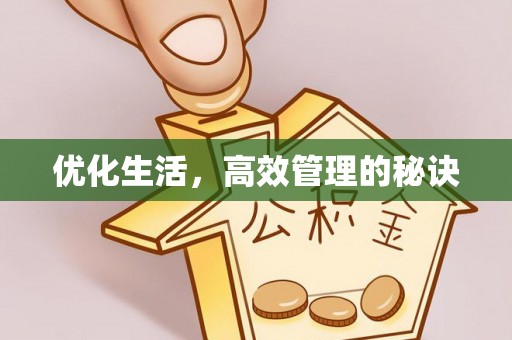 盘龙优化生活，高效管理的秘诀