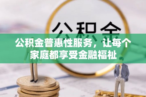 盘龙公积金普惠性服务，让每个家庭都享受金融福祉
